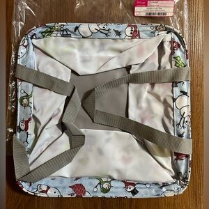 NEW Thirty One Square Utility Tote- Snow Daze print